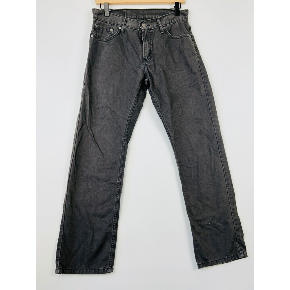 Levi's 514‎ Jeans Size 30/30 Straight Leg Black Wash Low to Mid Rise Classic